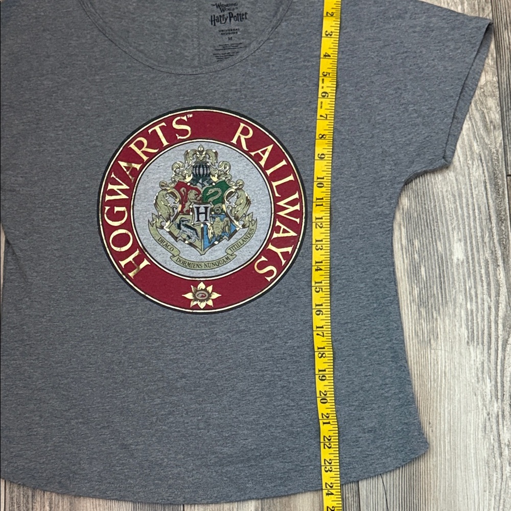 Harry Potter Hogwarts Railways Gray T-Shirt Universal Studios - Picture 5 of 6
